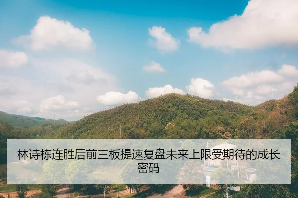 林诗栋连胜后前三板提速复盘未来上限受期待的成长密码